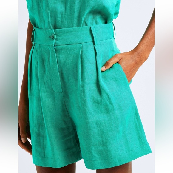 8 by YOOX Linen Shorts Outfit Size 8 - Picture 9 of 11